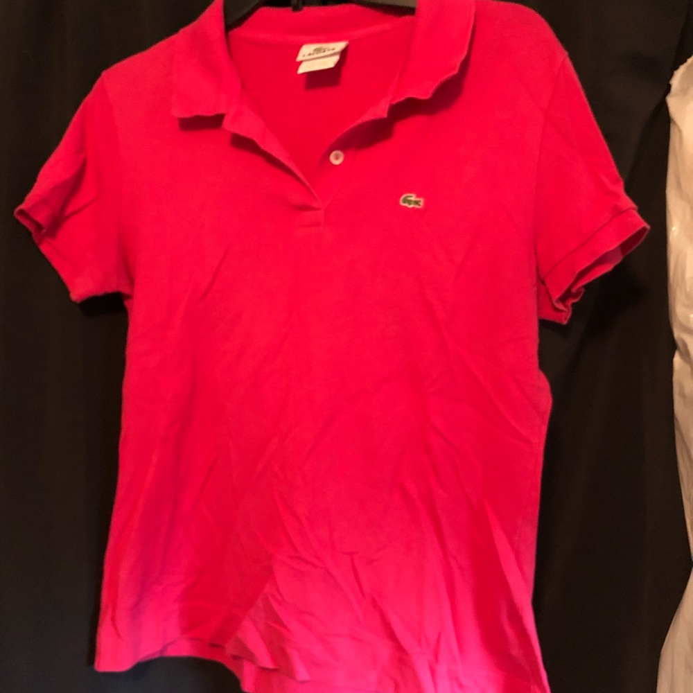 Pink classic Lacoste 🐊 polo